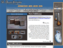 Tablet Screenshot of amps.bacornguitars.com